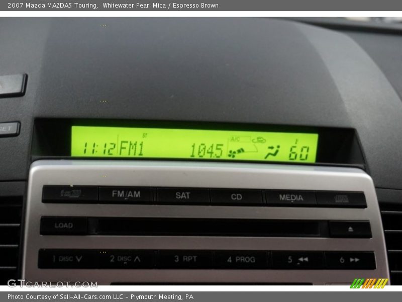 Whitewater Pearl Mica / Espresso Brown 2007 Mazda MAZDA5 Touring