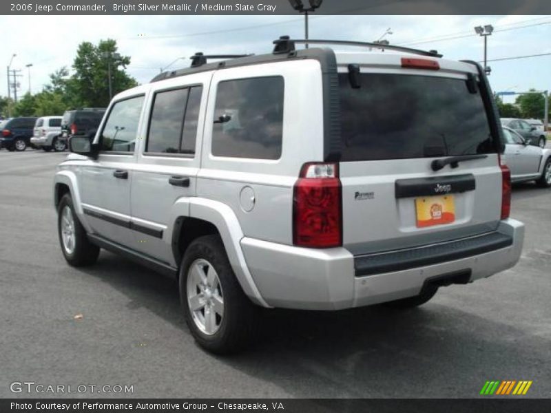 Bright Silver Metallic / Medium Slate Gray 2006 Jeep Commander