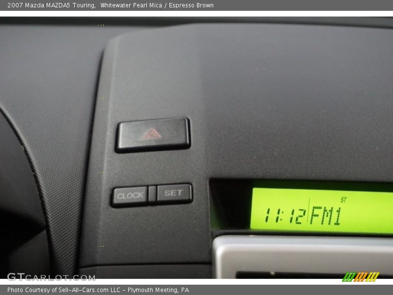 Whitewater Pearl Mica / Espresso Brown 2007 Mazda MAZDA5 Touring