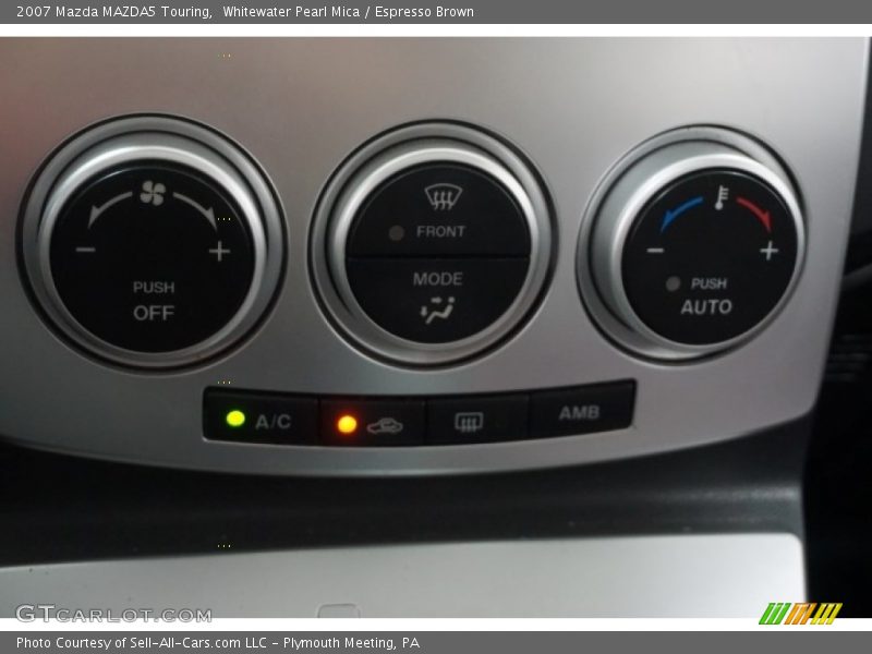 Whitewater Pearl Mica / Espresso Brown 2007 Mazda MAZDA5 Touring