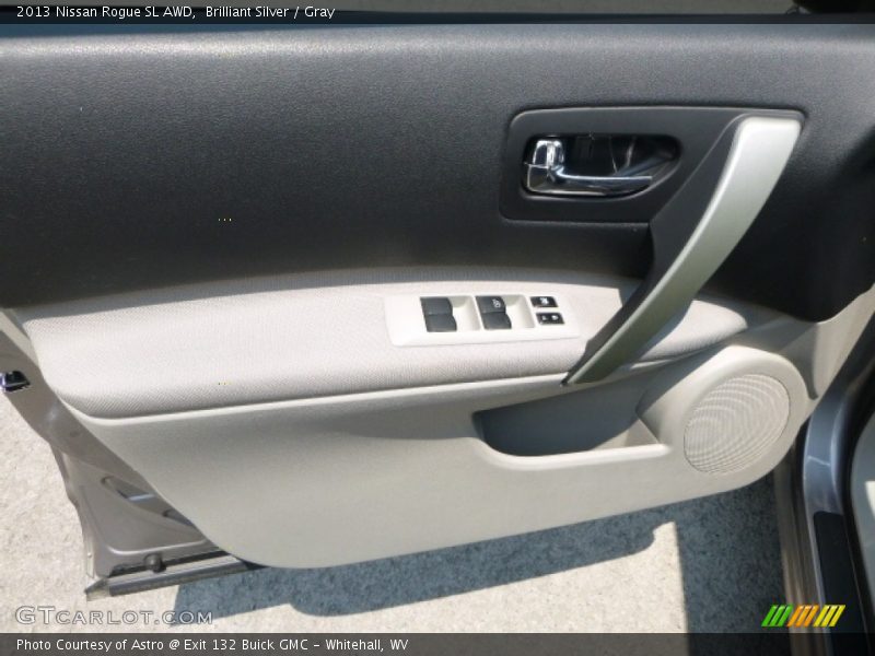 Brilliant Silver / Gray 2013 Nissan Rogue SL AWD