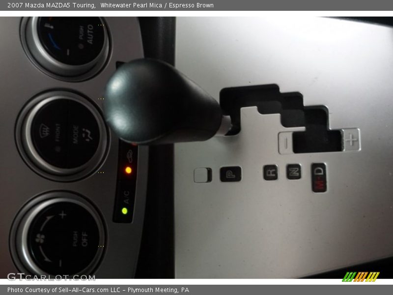 Whitewater Pearl Mica / Espresso Brown 2007 Mazda MAZDA5 Touring