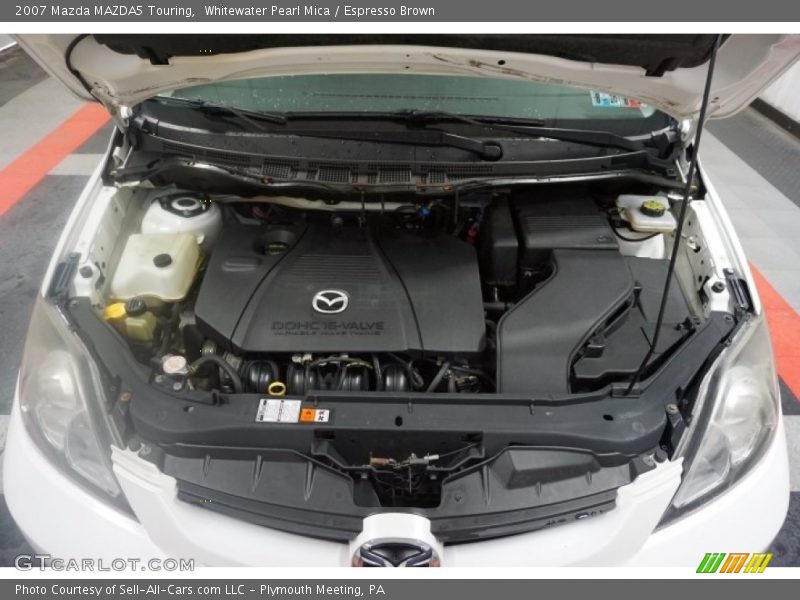 Whitewater Pearl Mica / Espresso Brown 2007 Mazda MAZDA5 Touring