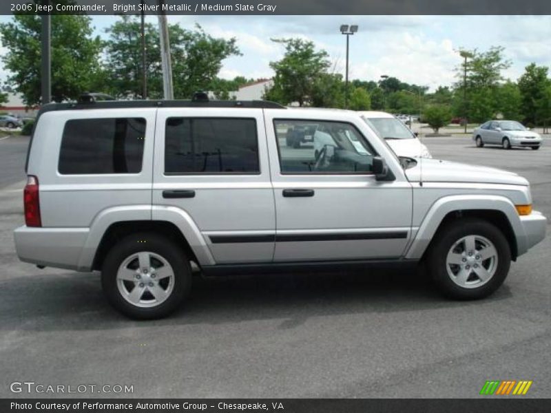 Bright Silver Metallic / Medium Slate Gray 2006 Jeep Commander