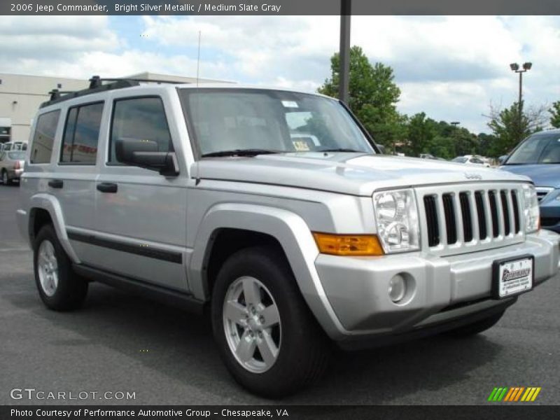 Bright Silver Metallic / Medium Slate Gray 2006 Jeep Commander