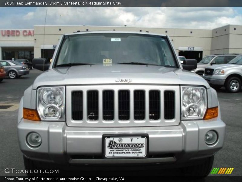 Bright Silver Metallic / Medium Slate Gray 2006 Jeep Commander