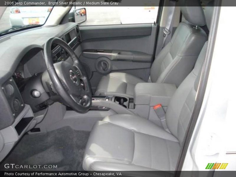 Bright Silver Metallic / Medium Slate Gray 2006 Jeep Commander
