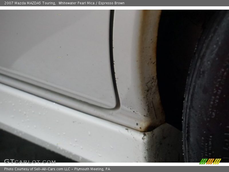 Whitewater Pearl Mica / Espresso Brown 2007 Mazda MAZDA5 Touring