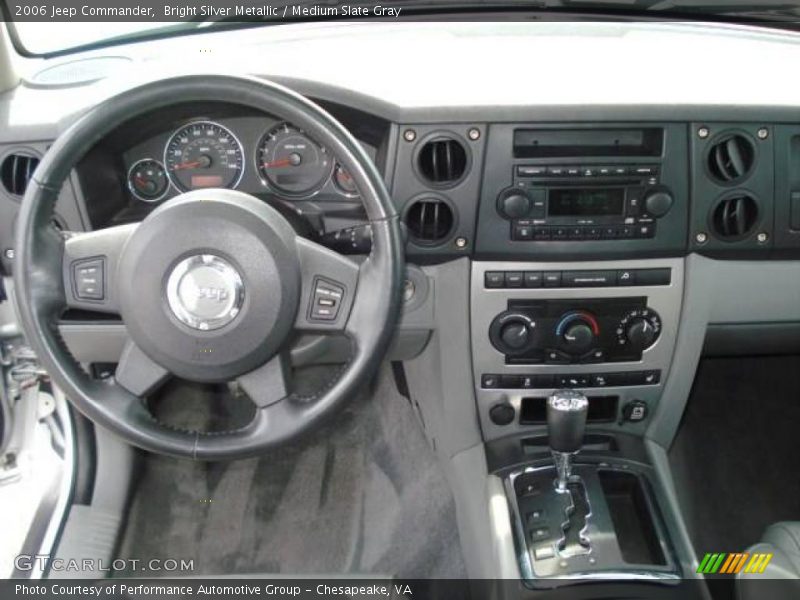 Bright Silver Metallic / Medium Slate Gray 2006 Jeep Commander