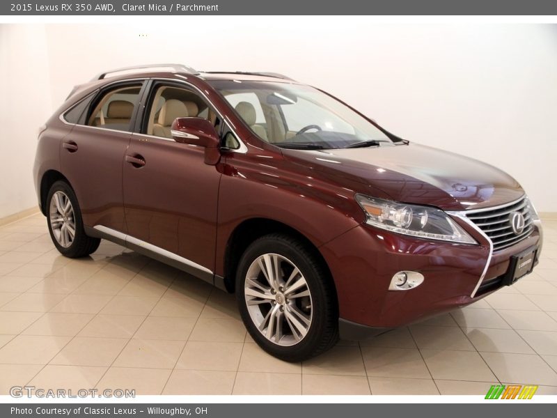 Claret Mica / Parchment 2015 Lexus RX 350 AWD