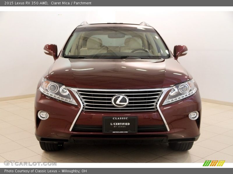 Claret Mica / Parchment 2015 Lexus RX 350 AWD