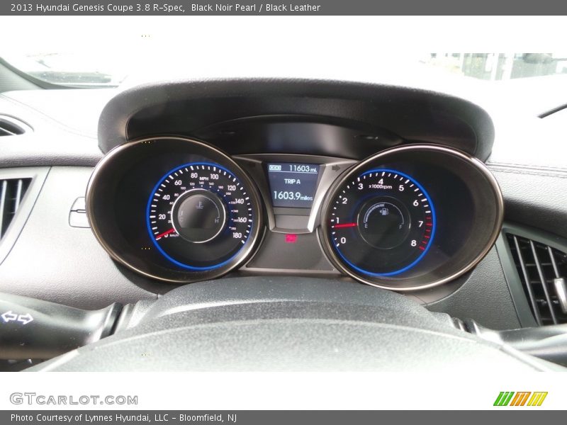 Black Noir Pearl / Black Leather 2013 Hyundai Genesis Coupe 3.8 R-Spec