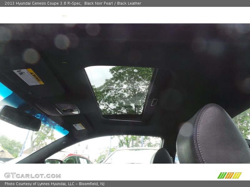 Black Noir Pearl / Black Leather 2013 Hyundai Genesis Coupe 3.8 R-Spec