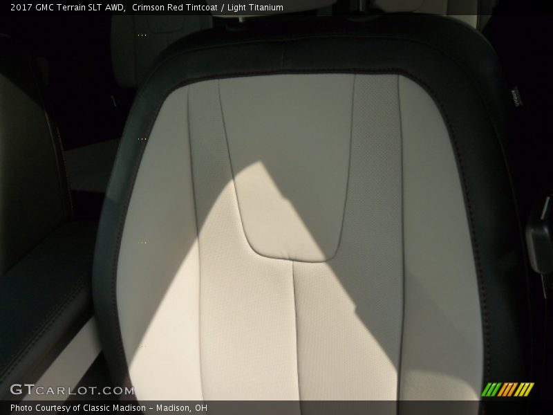 Crimson Red Tintcoat / Light Titanium 2017 GMC Terrain SLT AWD