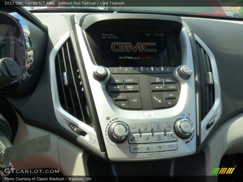 Crimson Red Tintcoat / Light Titanium 2017 GMC Terrain SLT AWD