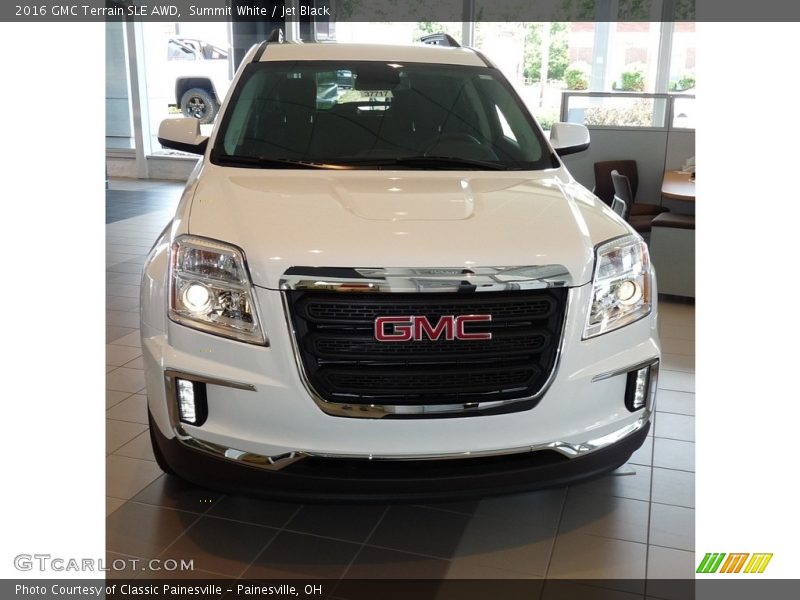Summit White / Jet Black 2016 GMC Terrain SLE AWD