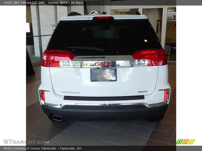Summit White / Jet Black 2016 GMC Terrain SLE AWD