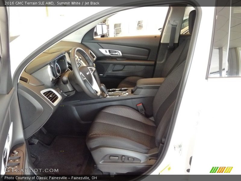 Summit White / Jet Black 2016 GMC Terrain SLE AWD