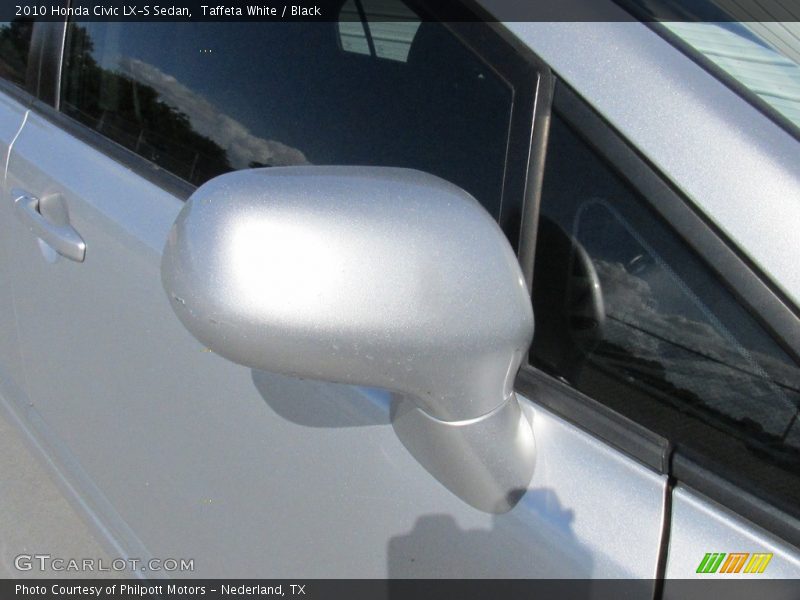Taffeta White / Black 2010 Honda Civic LX-S Sedan