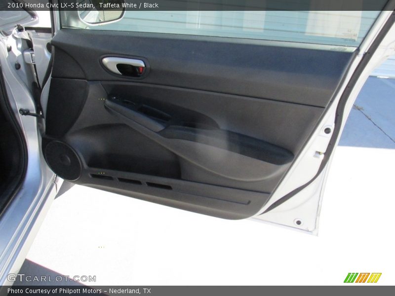 Taffeta White / Black 2010 Honda Civic LX-S Sedan