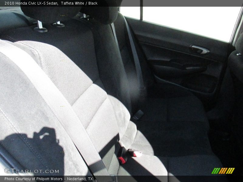 Taffeta White / Black 2010 Honda Civic LX-S Sedan
