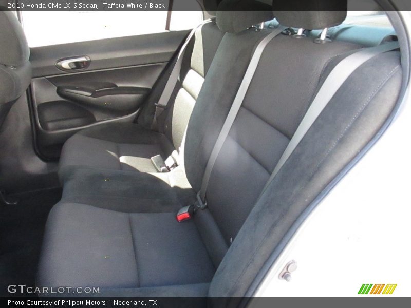 Taffeta White / Black 2010 Honda Civic LX-S Sedan