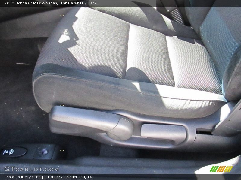 Taffeta White / Black 2010 Honda Civic LX-S Sedan