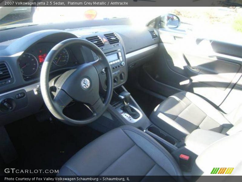 Platinum Grey Metallic / Anthracite 2007 Volkswagen Jetta 2.5 Sedan