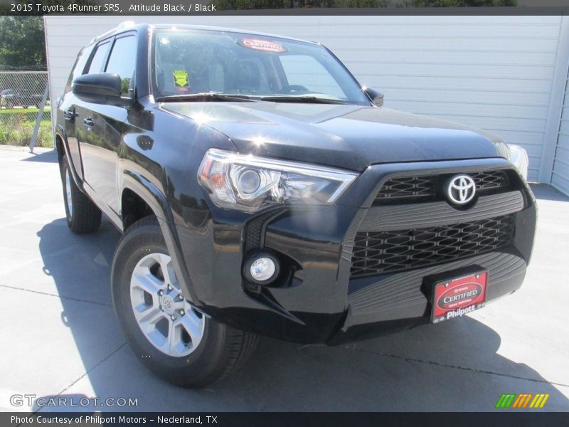 Attitude Black / Black 2015 Toyota 4Runner SR5