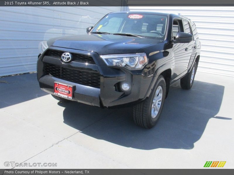 Attitude Black / Black 2015 Toyota 4Runner SR5