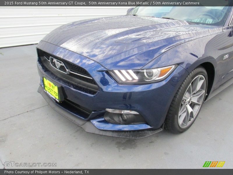 50th Anniversary Kona Blue Metallic / 50th Anniversary Cashmere 2015 Ford Mustang 50th Anniversary GT Coupe
