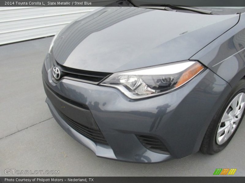 Slate Metallic / Steel Blue 2014 Toyota Corolla L