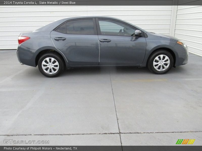 Slate Metallic / Steel Blue 2014 Toyota Corolla L