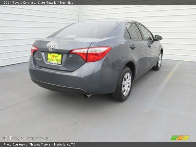 Slate Metallic / Steel Blue 2014 Toyota Corolla L