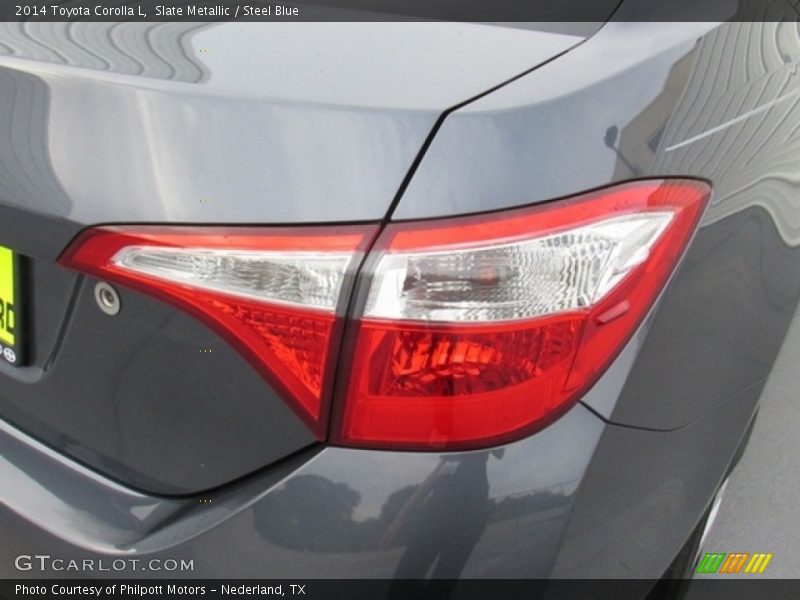 Slate Metallic / Steel Blue 2014 Toyota Corolla L
