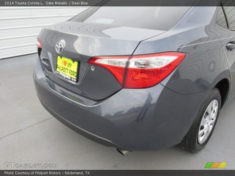 Slate Metallic / Steel Blue 2014 Toyota Corolla L