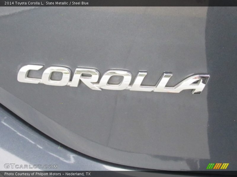 Slate Metallic / Steel Blue 2014 Toyota Corolla L