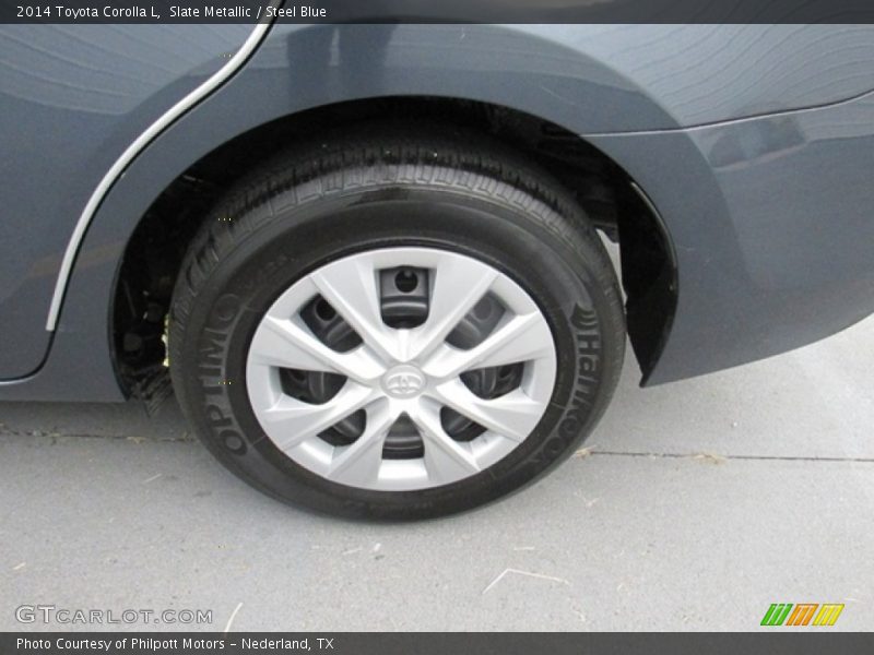 Slate Metallic / Steel Blue 2014 Toyota Corolla L