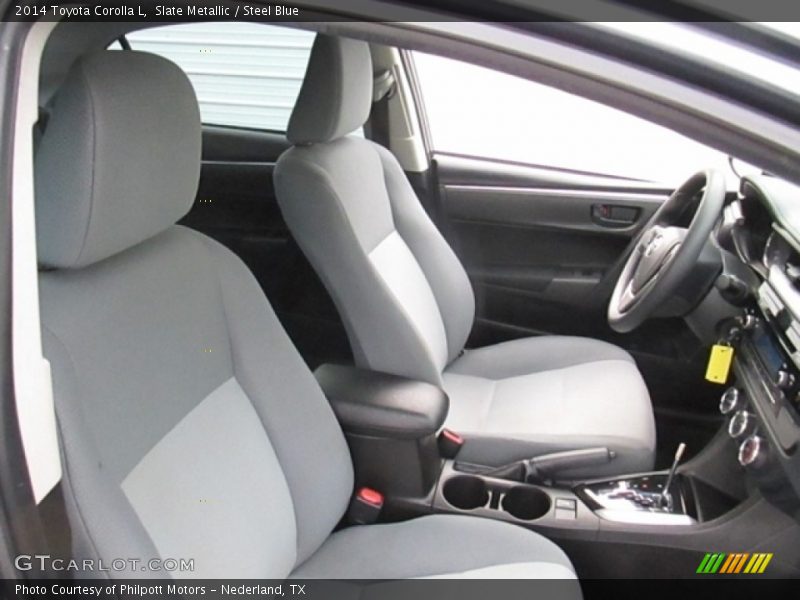 Slate Metallic / Steel Blue 2014 Toyota Corolla L