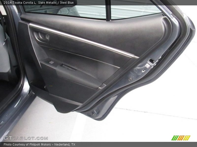 Slate Metallic / Steel Blue 2014 Toyota Corolla L