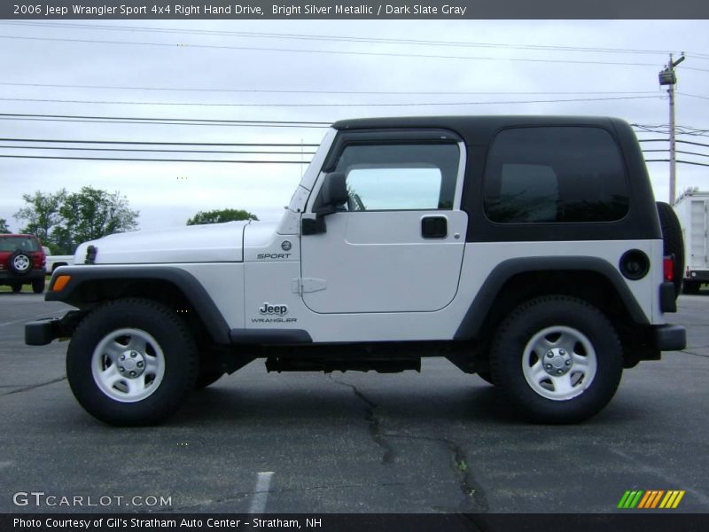 Bright Silver Metallic / Dark Slate Gray 2006 Jeep Wrangler Sport 4x4 Right Hand Drive