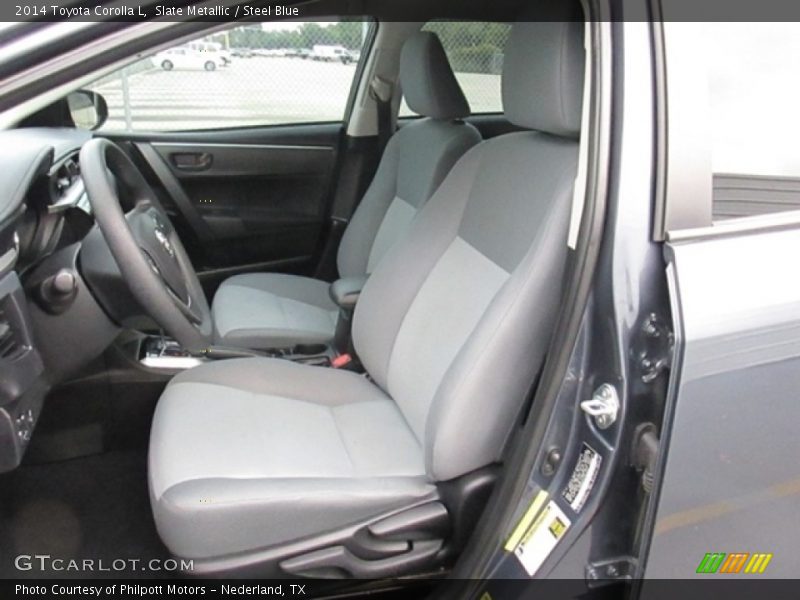 Slate Metallic / Steel Blue 2014 Toyota Corolla L