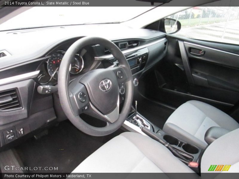 Slate Metallic / Steel Blue 2014 Toyota Corolla L