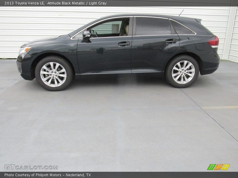 Attitude Black Metallic / Light Gray 2013 Toyota Venza LE