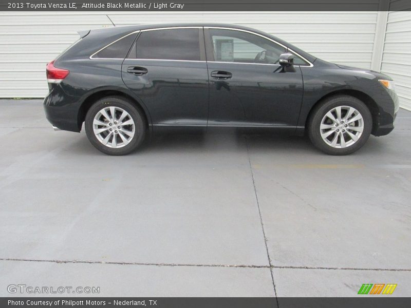 Attitude Black Metallic / Light Gray 2013 Toyota Venza LE