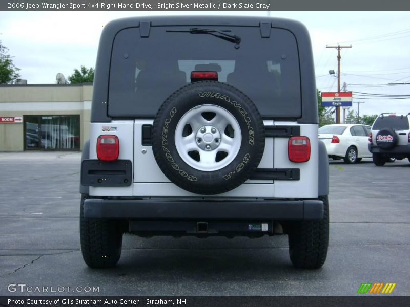 Bright Silver Metallic / Dark Slate Gray 2006 Jeep Wrangler Sport 4x4 Right Hand Drive