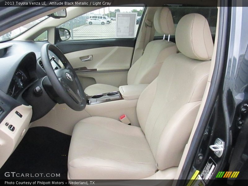 Attitude Black Metallic / Light Gray 2013 Toyota Venza LE