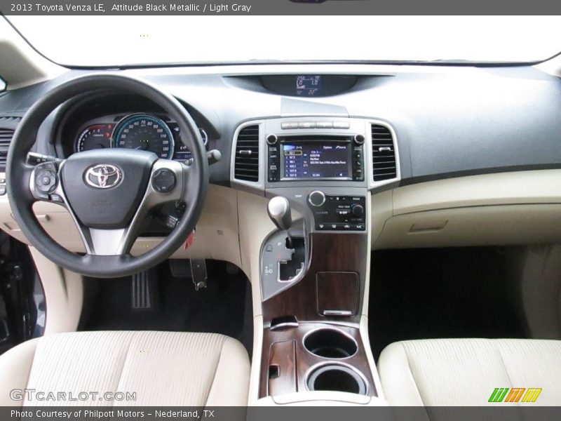 Attitude Black Metallic / Light Gray 2013 Toyota Venza LE