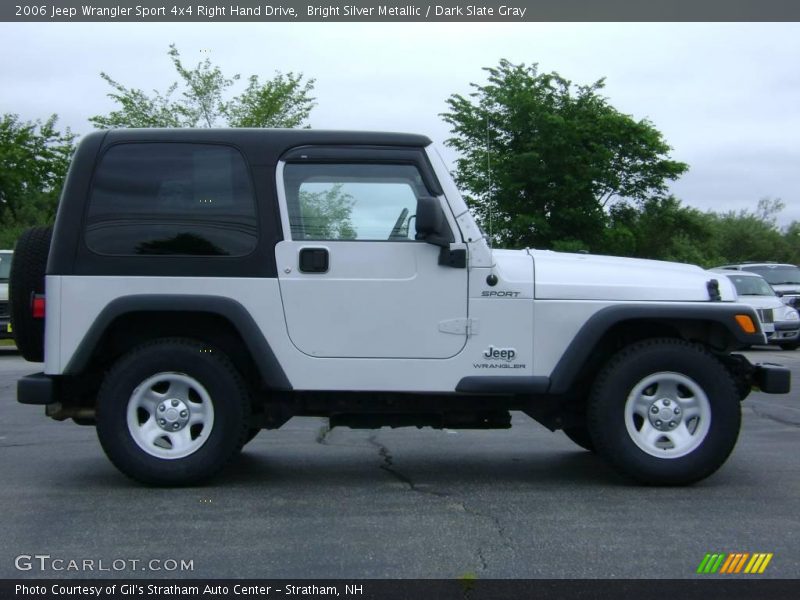 Bright Silver Metallic / Dark Slate Gray 2006 Jeep Wrangler Sport 4x4 Right Hand Drive