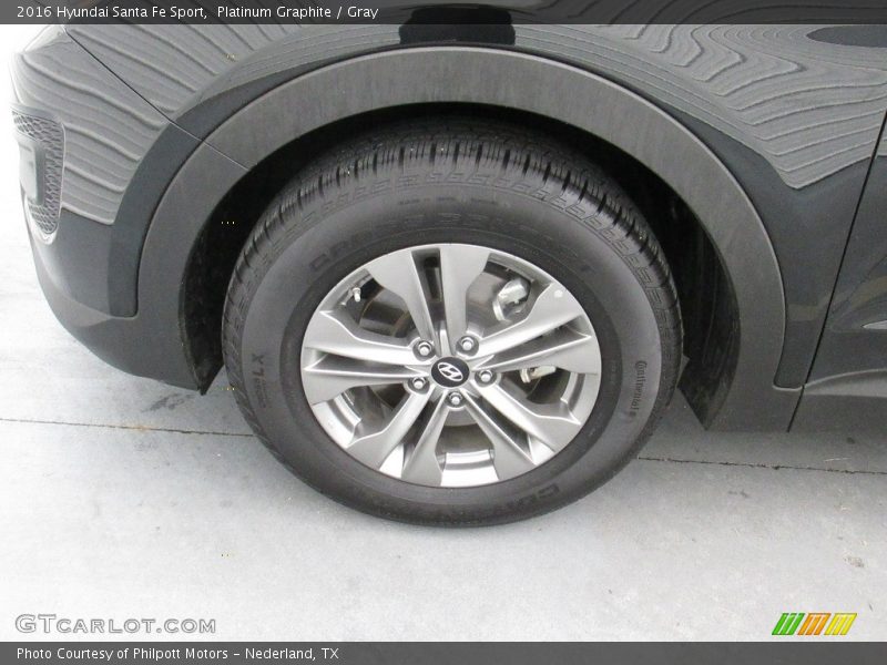 Platinum Graphite / Gray 2016 Hyundai Santa Fe Sport